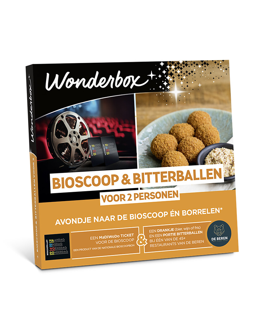Bitterballen & bioscoop voor 2 personen